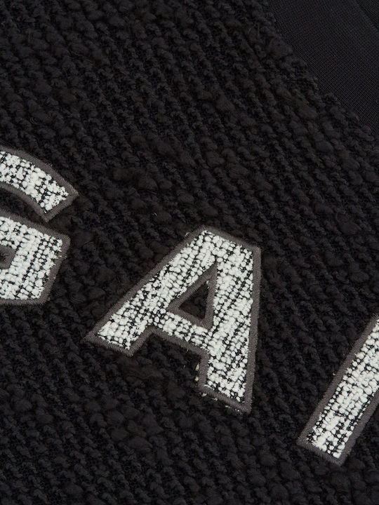 C-neck Sweat Hanorac pentru femei Negru