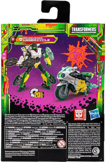 Action-Figur Generations Legacy Evolution Deluxe Class G2 Universe Laser Cycled Transformatoren für 8+ Jahre Jahre 14cm.