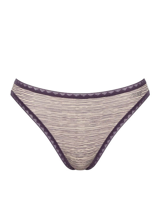 Go H Tai Βαμβακερά Дамско Слип 2Pack Purple/Embryme