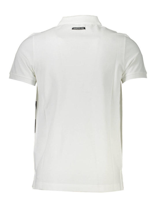 Roberto Cavalli Men's Short Sleeve Blouse Polo White