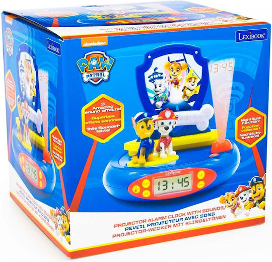 Lexibook Επιτραπέζιο Ρολόι Paw Patrol Μπλε
