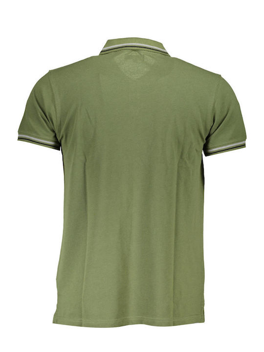 Roberto Cavalli Men's Short Sleeve Blouse Polo Green