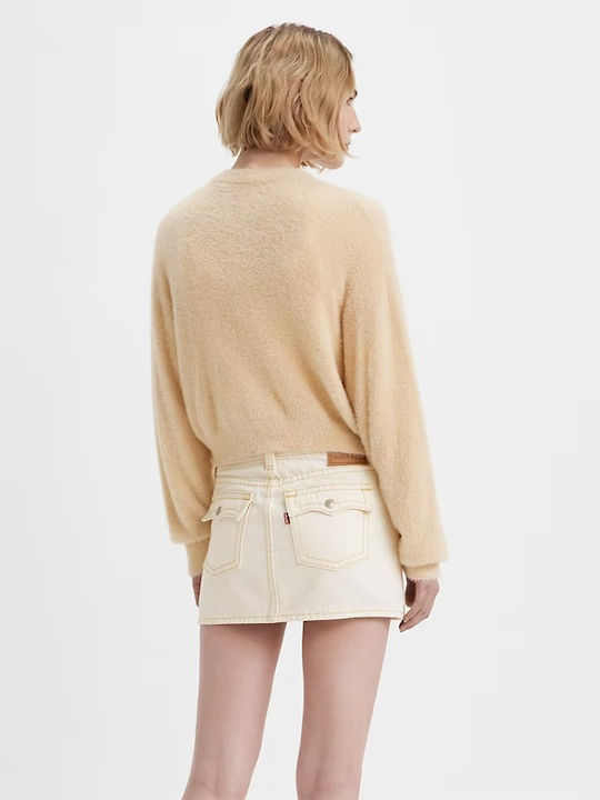 Women's Knitted Cardigan Beige