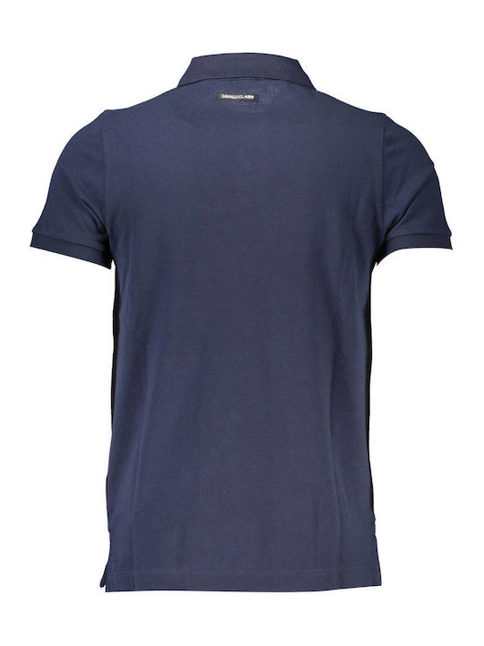 Roberto Cavalli Men's Short Sleeve Blouse Polo Navy Blue