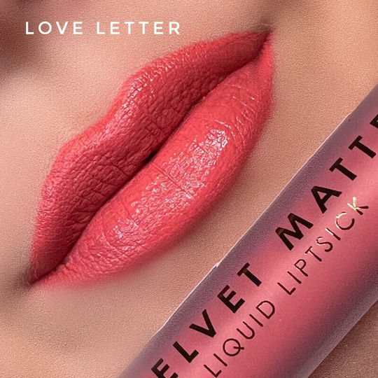 MUA Υγρό Κραγιόν Velvet Love Letter 3ml 3gr
