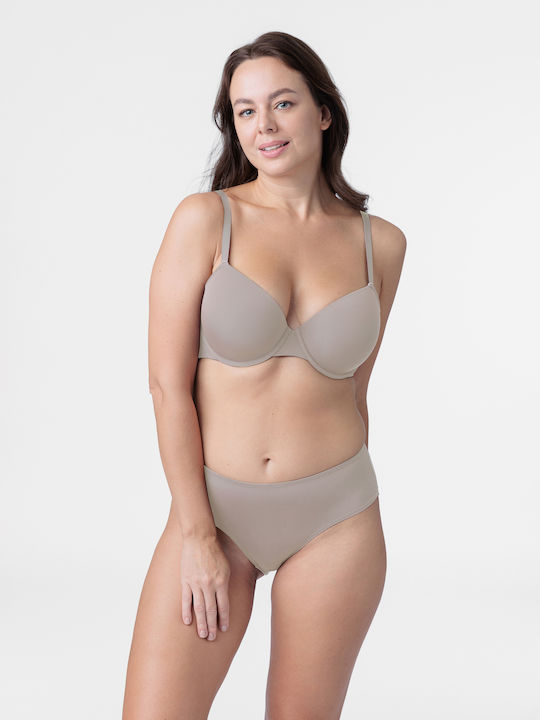 Bra with Light Padding Underwire Green