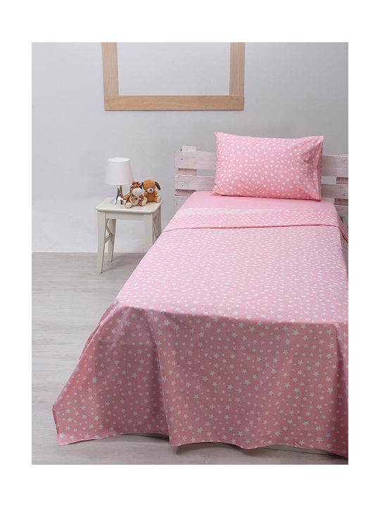 Sunshine Cotton Feelings 22 Kids Duvet Cover Single Cotton Pink 170x250cm