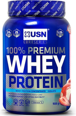 USN Coreseries 100% Premium Whey Whey Protein Gluten Free with Flavor Strawberry Cream 908gr