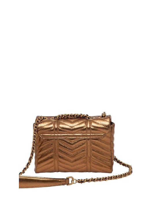 Guess Lovide Women's Bag Shoulder Bronze