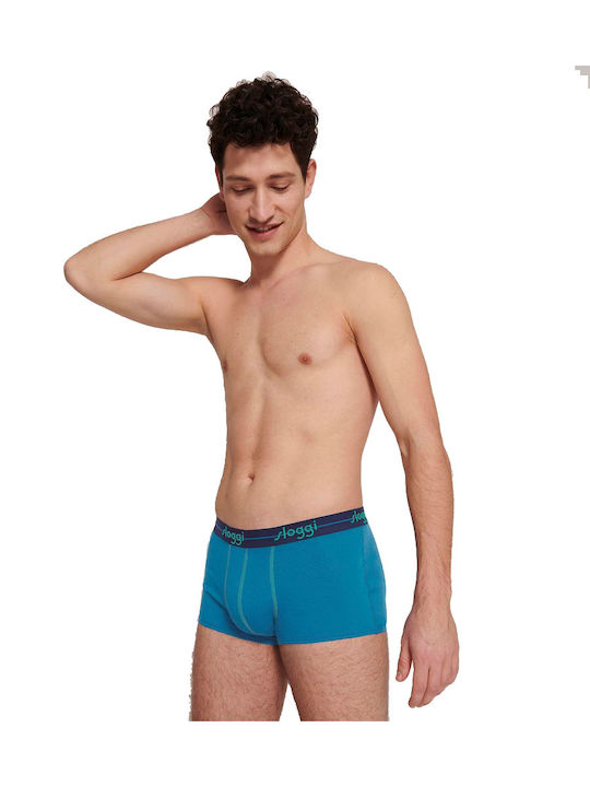 Sloggi Start Hipster Herren Boxershorts Blue/Lilac 2Packung