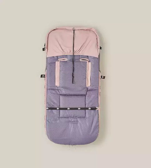 Interbaby Star Universal Kinderwagen Fußsäcke Wasserdicht Röschen mit Samtfutter 90x46cm