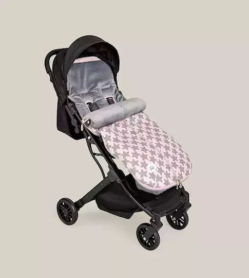 Interbaby Star Universal Kinderwagen Fußsäcke Wasserdicht Röschen mit Samtfutter 90x46cm