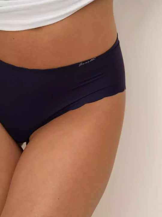 Avis Γυναικείο Slip χωρίς Ραφές Navy Μπλε