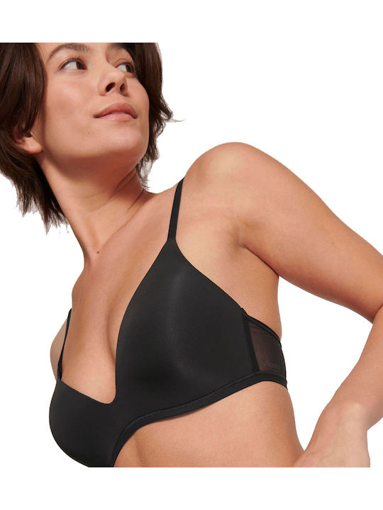 Sloggi Soft Adapt Women's Bralette Bra Black