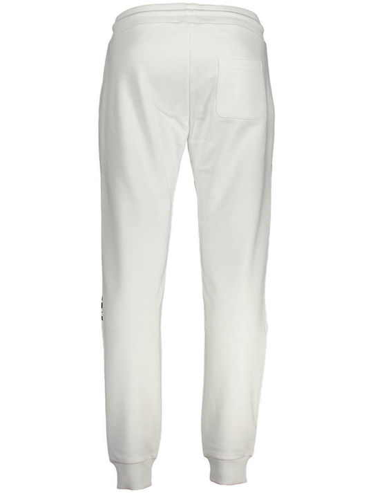 Roberto Cavalli Pantaloni de trening cu elastic Alb