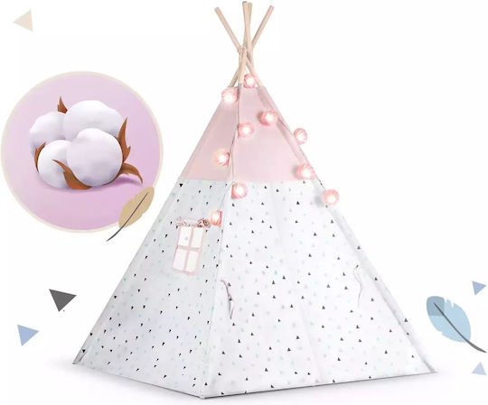 Nukido Kids Indian Teepee Play Tent for 3+ years Pink