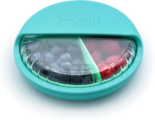 Melii Plastic Kids' Food Container 0.342lt Blue-Mint