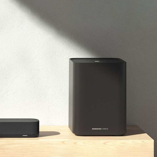 Sennheiser Ambeo Sub 18183 Ασύρματο Αυτοενισχυόμενο Subwoofer με Ηχείο 8" 350W Μαύρο