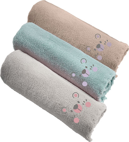 Guy Laroche Blanket Cot Baby Bear Fleece 100x140cm Guy Laroche Blanket Cot Baby Bear Fleece 100x140cm
