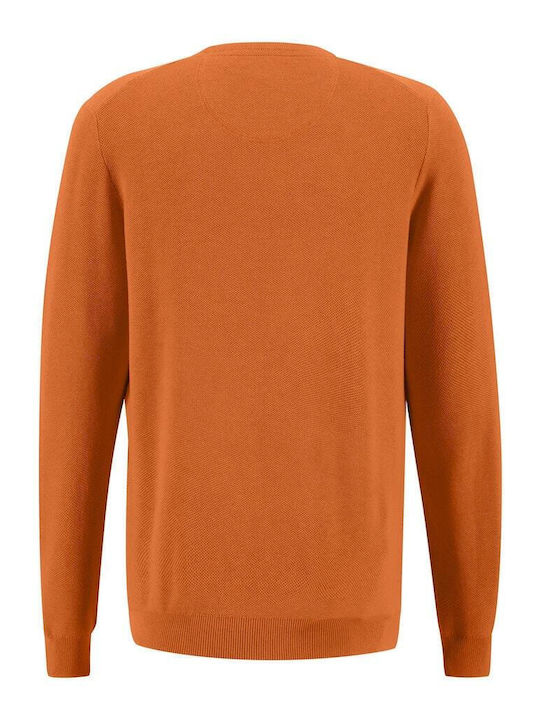 Fynch Hatton Men's Long Sleeve Blouse Orange