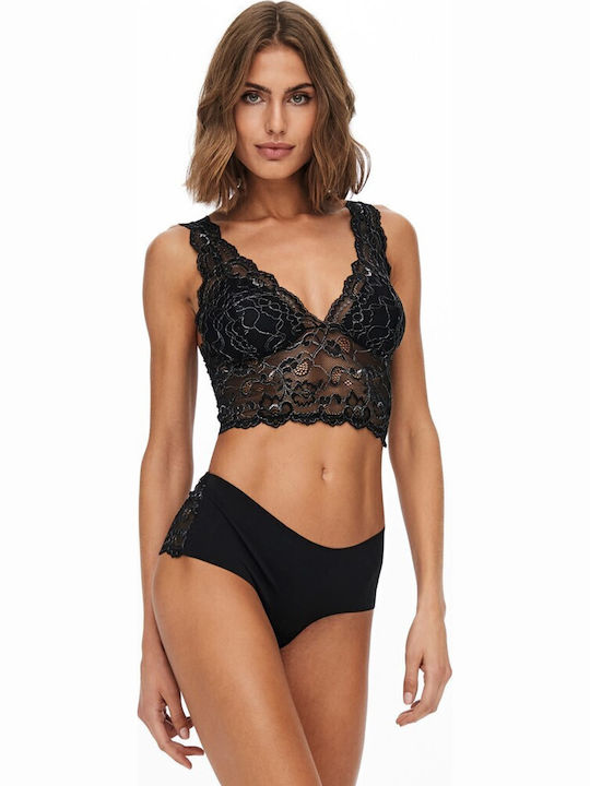 Only Chloe Women's Bralette Bra Black