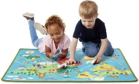 Melissa & Doug Свят Детско килимче Многоцветен 100x102см