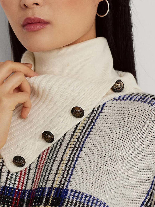 Multicolour Women's Fleece Poncho
