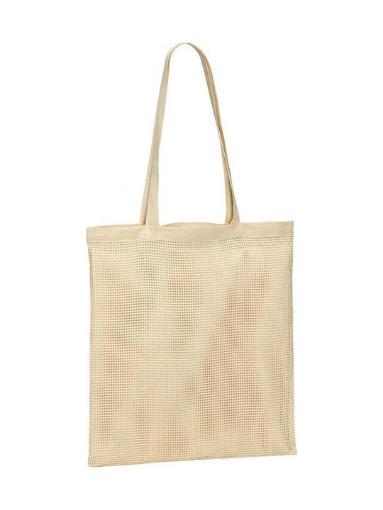 Ubag Cotton Shopping Bag Net in Beige color