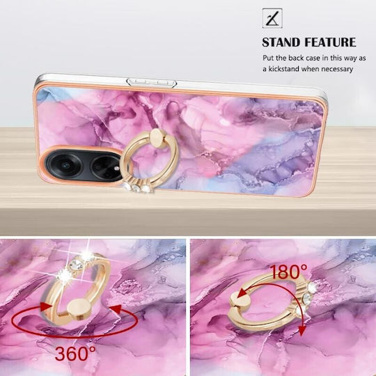 Electroplating Back Cover Σιλικόνης Ροζ (Oppo A98)