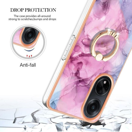 Electroplating Back Cover Σιλικόνης Ροζ (Oppo A98)