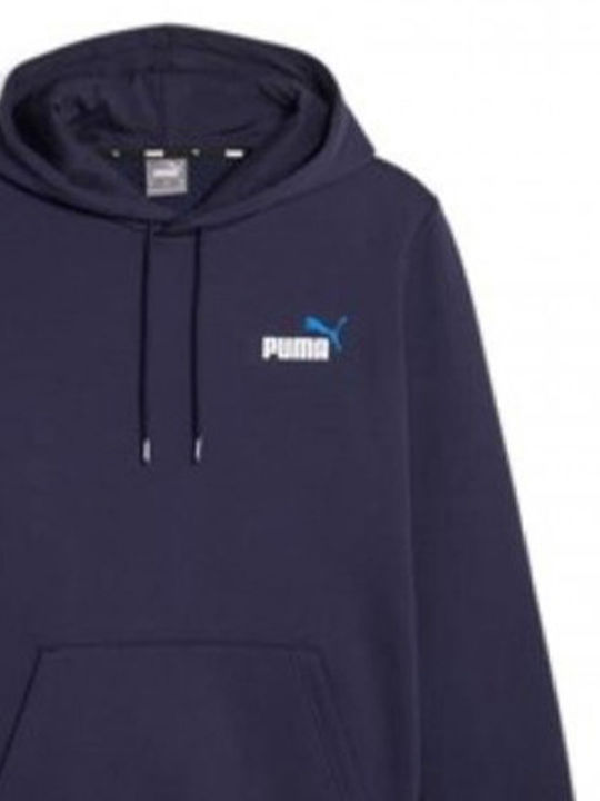 Puma Herren Sweatshirt mit Kapuze Blau