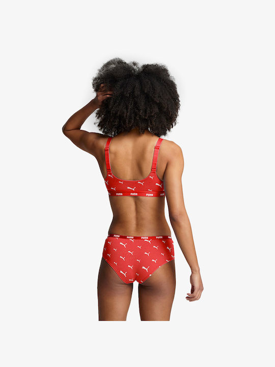 Puma Women's Bra without Padding Red