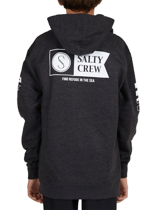 Salty Crew Kids Sweatshirt with Hood Gray