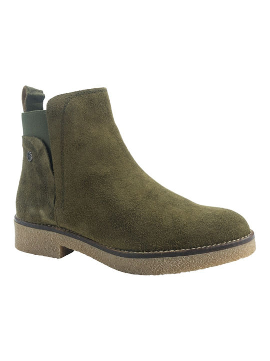 Porronet Damen Knöchelstiefel Khaki