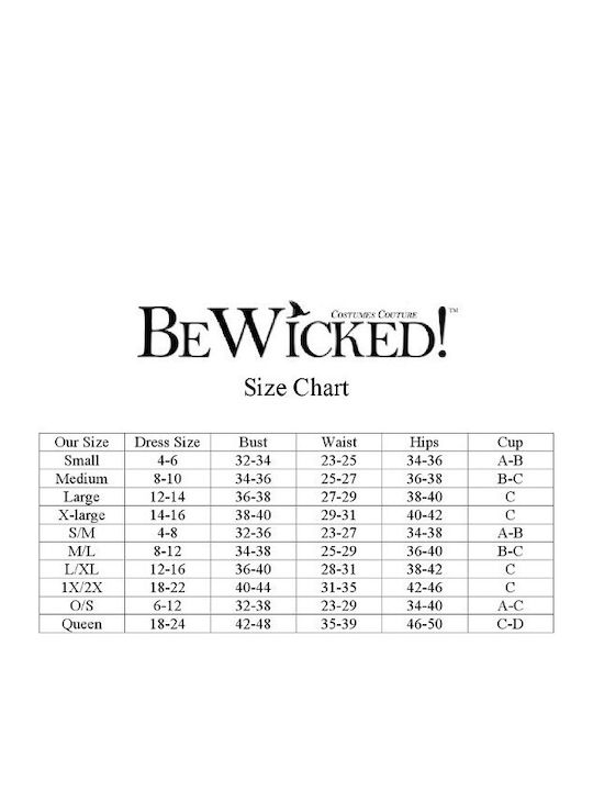 Be Wicked Секси Чорапогащник Черен