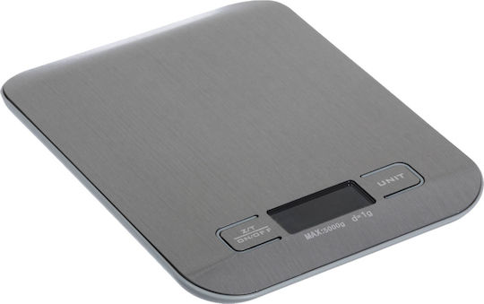 5Five F-v Ψηφιακή Ζυγαριά Κουζίνας έως 5kg Ασημί