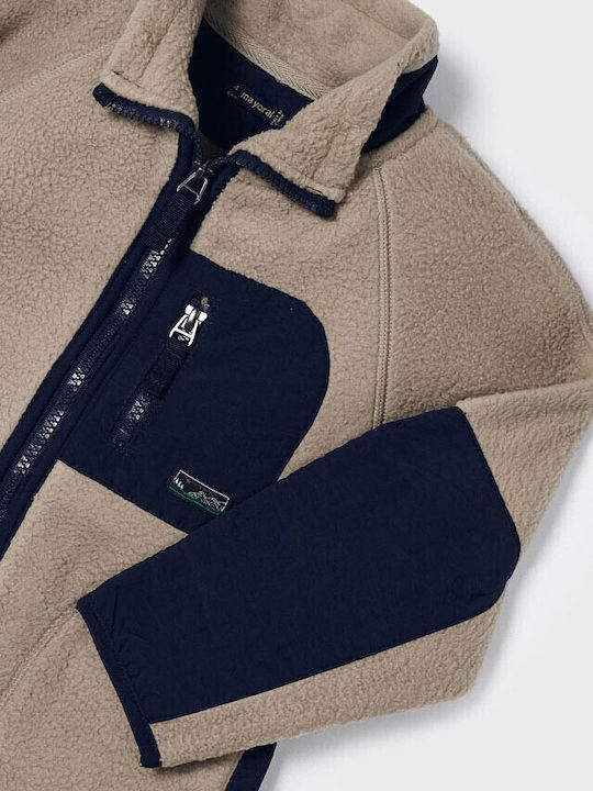 Kids Cardigan Fleece Beige