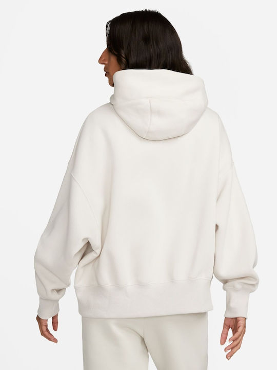 Nike Women's Hooded Fleece Sweatshirt White