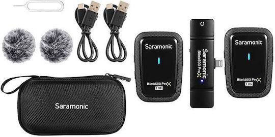 Saramonic Blink500 Wireless Δυναμικό Microphone Πέτου, Clip On