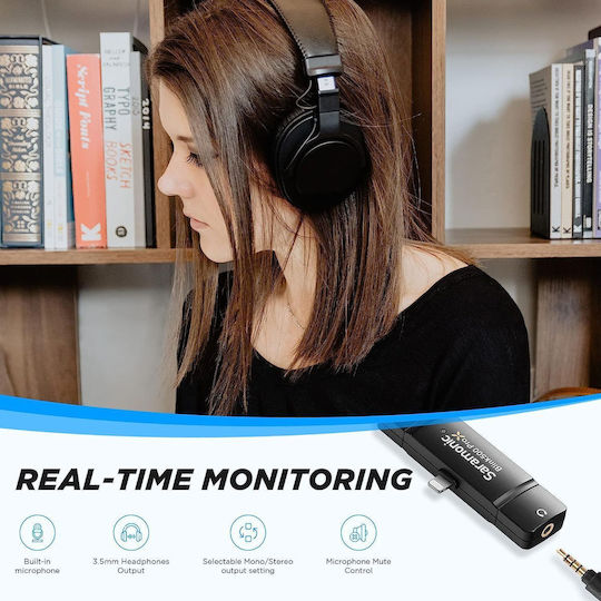 Saramonic Blink500 Wireless Δυναμικό Microphone Πέτου, Clip On