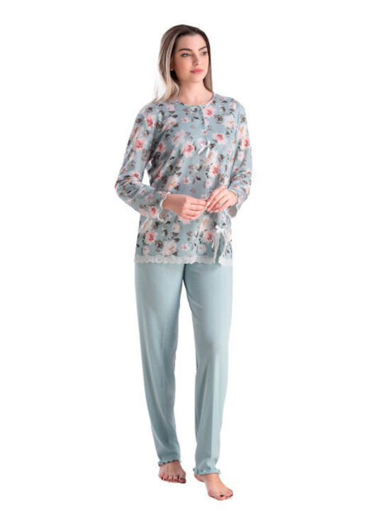 Relax Lingerie Winter Damen Pyjama-Set