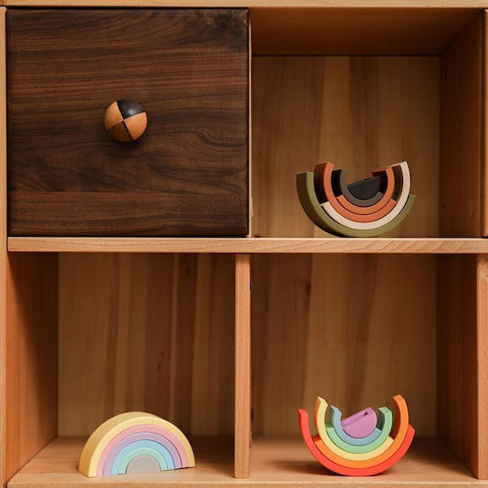 Queen Mother Παιχνίδι Στοίβαξης Rainbow από Σιλικόνη