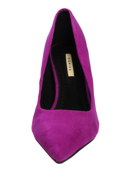 Pumps mit hohem Absatz Fuchsie