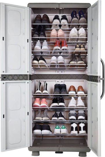 Double Door Plastic 73x44x179cm
