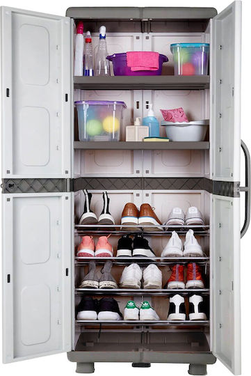 Double Door Plastic 73x44x179cm