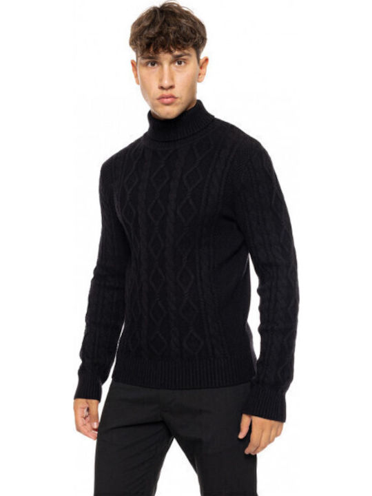 Langarm-Pullover Schwarz