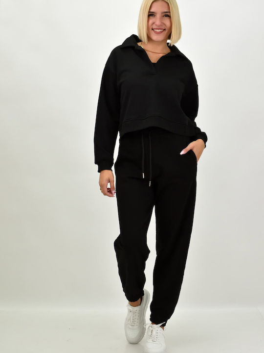 Sweatpants Set Black