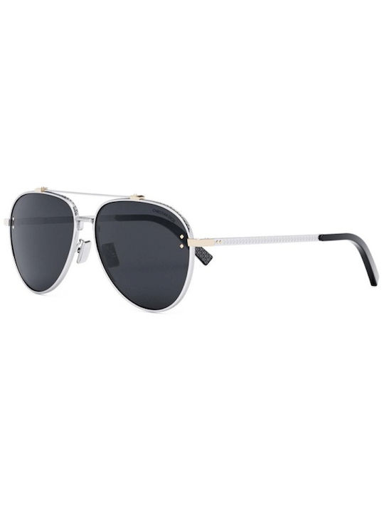 Dior Ochelari de soare cu Argint Din metal Rame și Gri Lentilă CD DIAMOND A1U F2A0