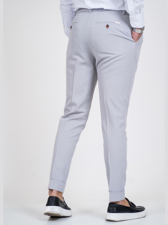 Vittorio Artist Vinto Vittorio-grey Men's Trousers in Loose Fit Gray