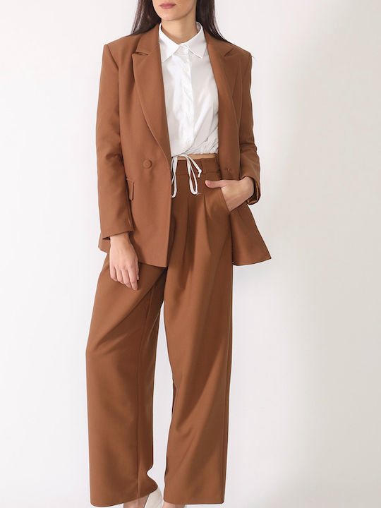 Women's Brown Suit